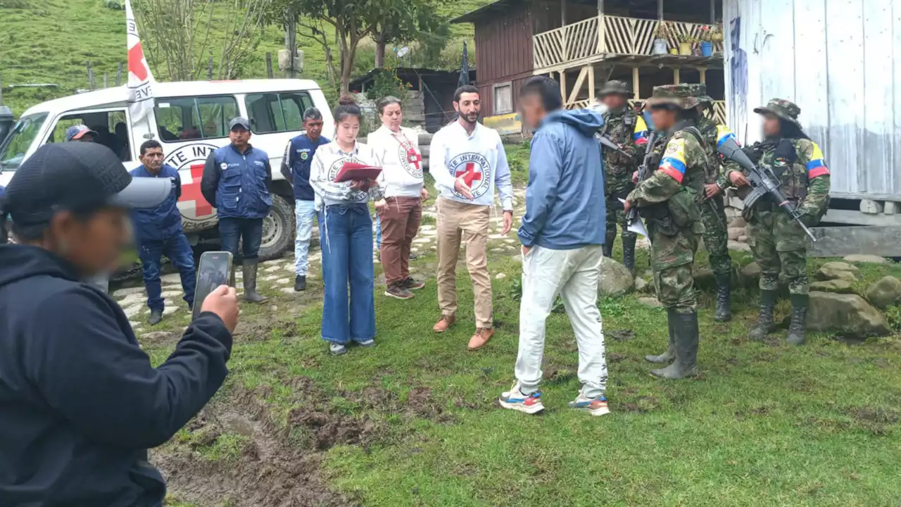 Liberan a otro secuestrado por las disidencias de las Farc en Cauca