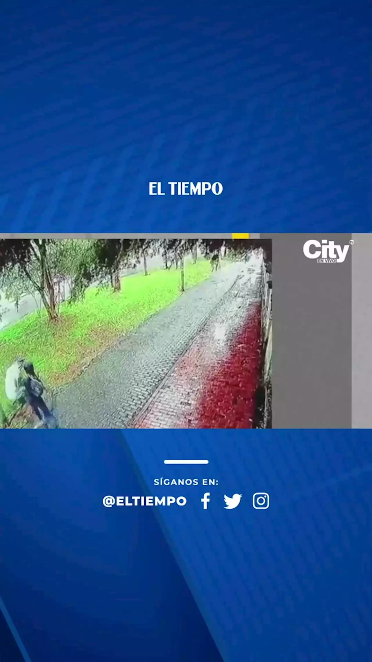 Video: el violento asalto de tres ladrones a un ciclista en el norte de Bogotá