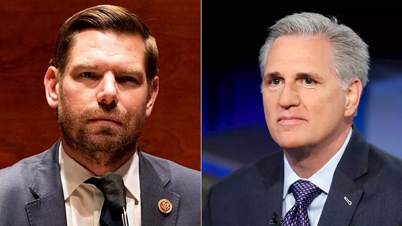 Eric Swalwell blames Kevin McCarthy for rape, death threats against his family: They 'parrot' his rhetoric