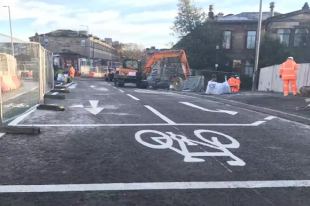 New railway bridge opens to traffic in Glasgow after months of 'disruption'