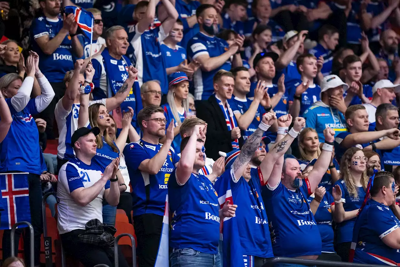 Islands supportrar sågar Scandinavium