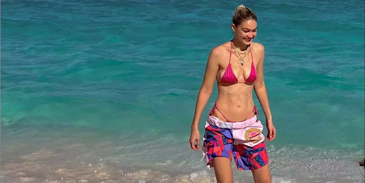 Gigi Hadid Shares Photos from Her Beach Getaway with Daughter Khai