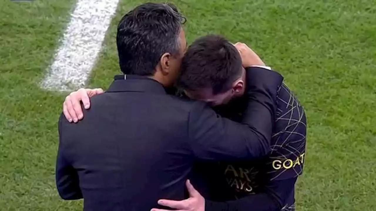 VIDEO | El emocionante abrazo entre Messi y Gallardo