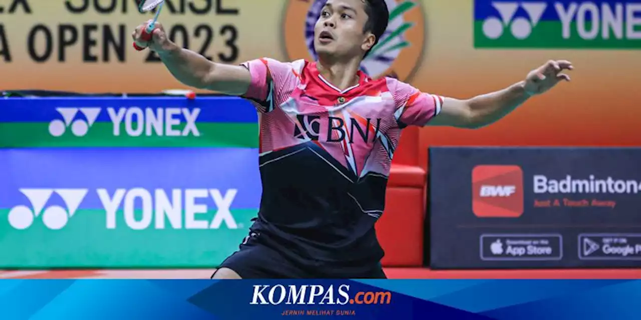 Semifinal India Open 2023: Head to Head Anthony Ginting Vs Kunlavut