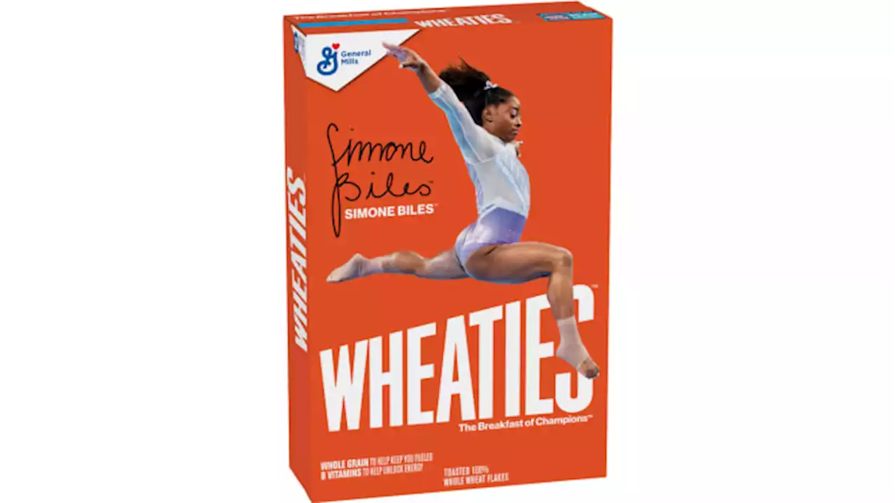 Simone Biles, Wheaties extend partnership to relaunch limited-edition box cover highlighting her adoption story