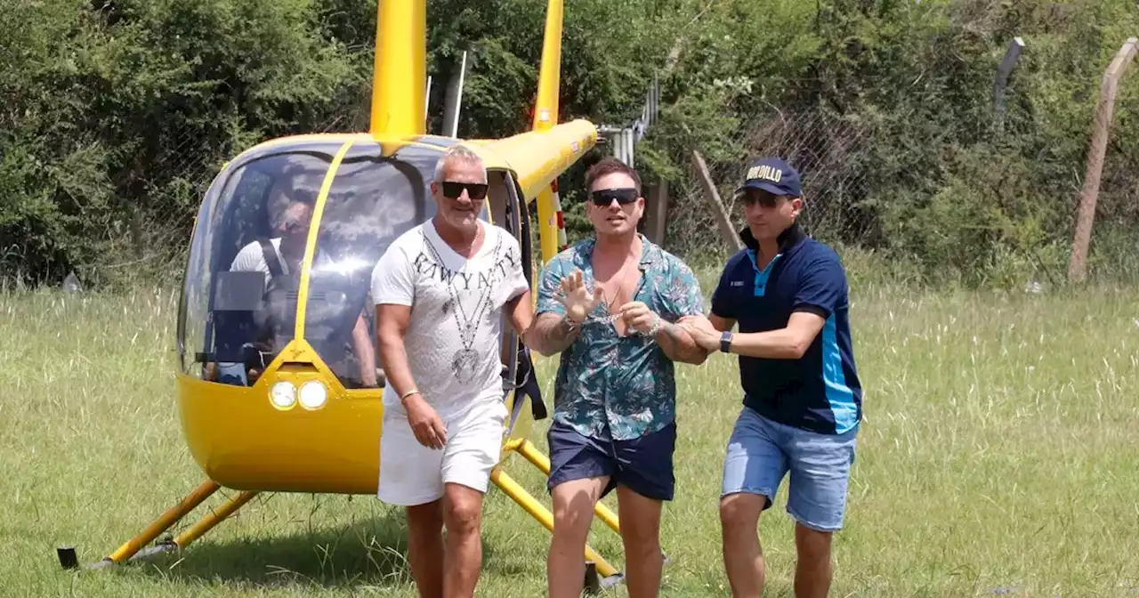 Fede Bal llegó en helicóptero a su “pool party” acompañado del Oficial Gordillo y Omar Suárez | Mirá | La Voz del Interior