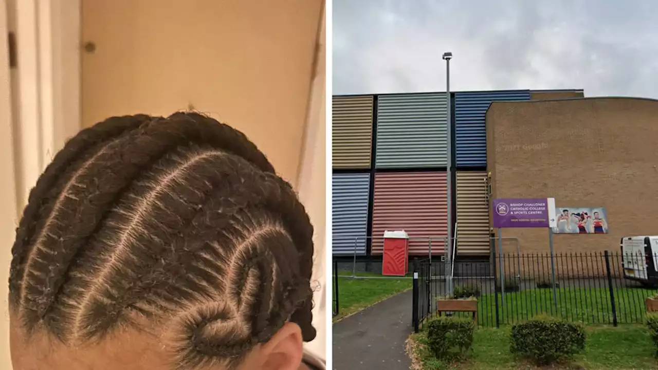 Fury as Birmingham school bans girl from playground and canteen over 'racist' hair policy