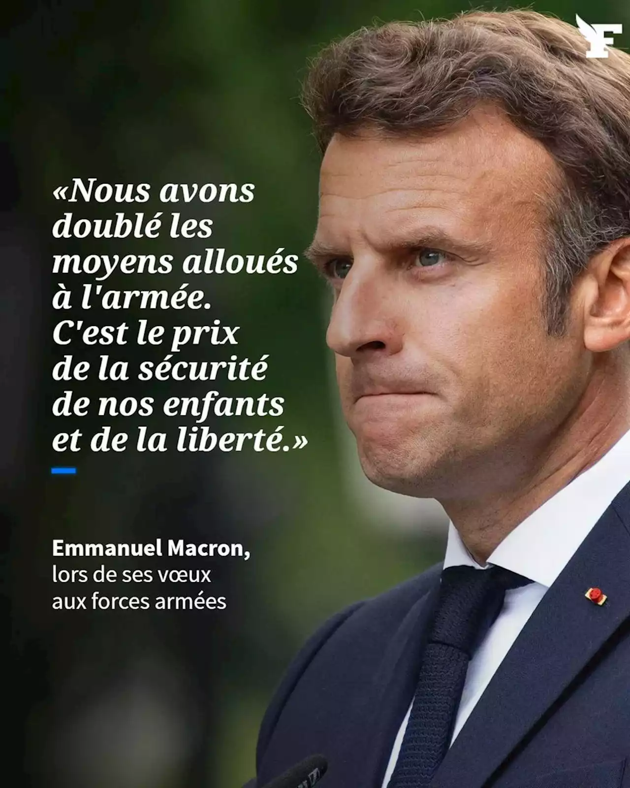 Défense : Emmanuel Macron promet 413 milliards d'euros aux armées