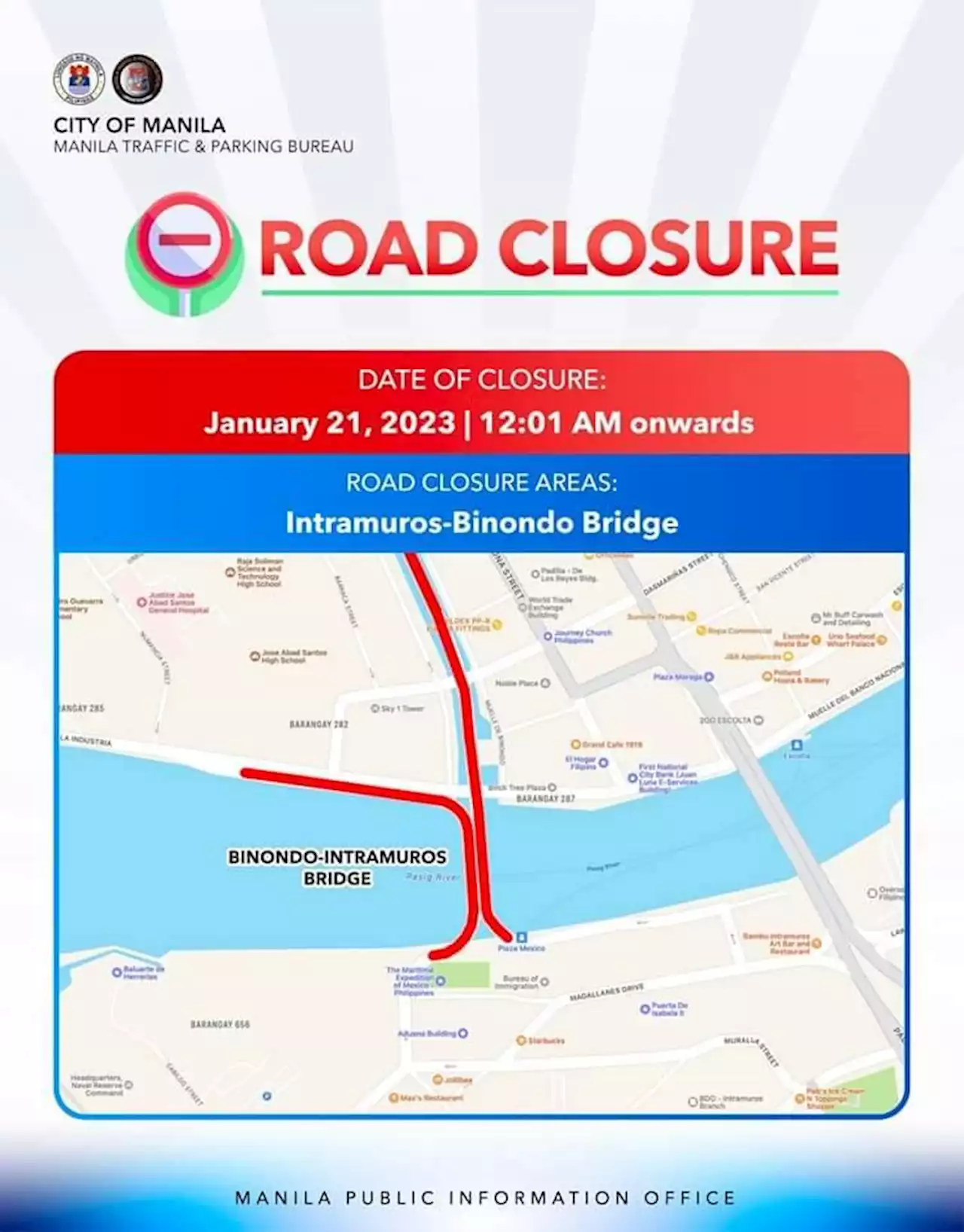 Manila, QC to close roads for Chinese New Year celebration