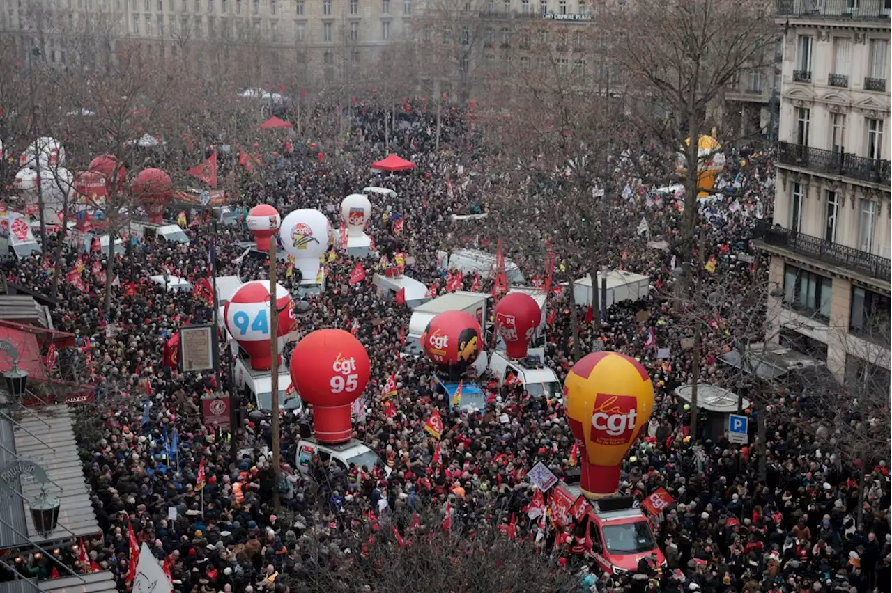 More than 1M march against retirement changes in France