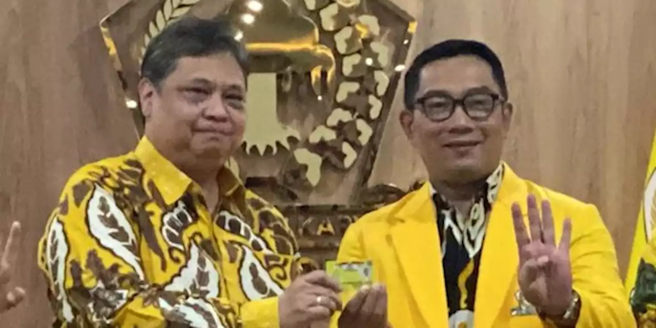 Melihat Peluang Ridwan Kamil Geser Airlangga jadi Capres Golkar | merdeka.com