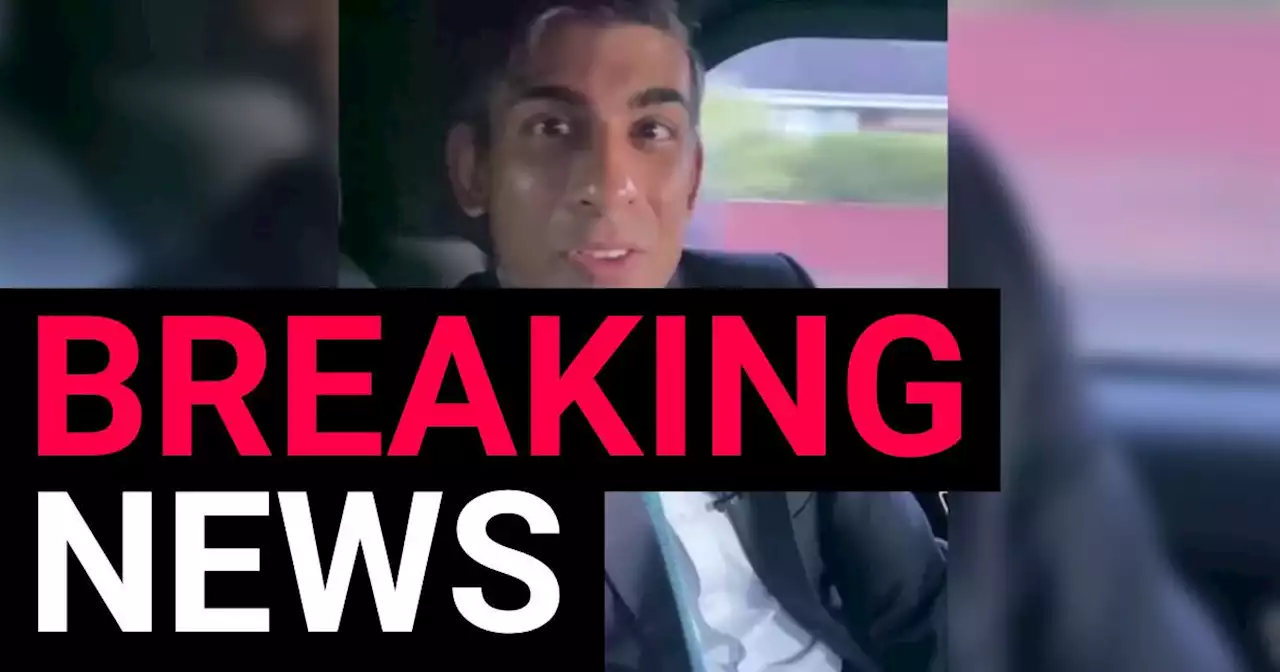 Police looking into Rishi Sunak not wearing seat belt in moving car