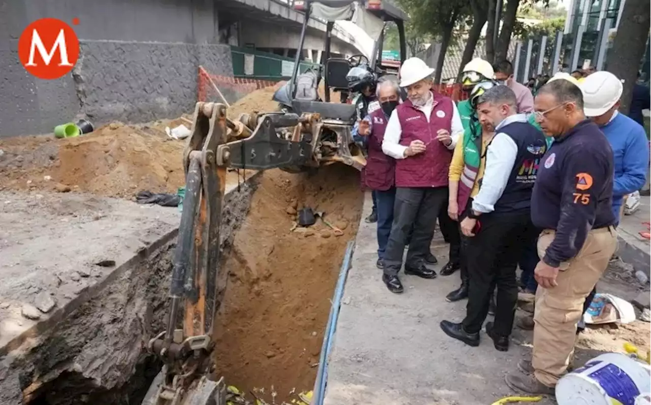 Alcaldía Miguel Hidalgo brinda apoyo en obra de Sacmex