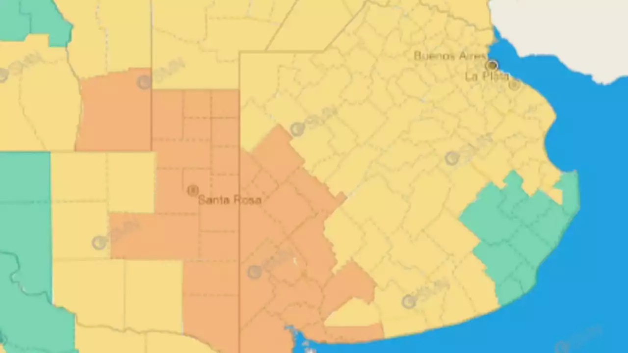 Alerta naranja por tormentas y granizo en Buenos Aires y otras cuatro provincias