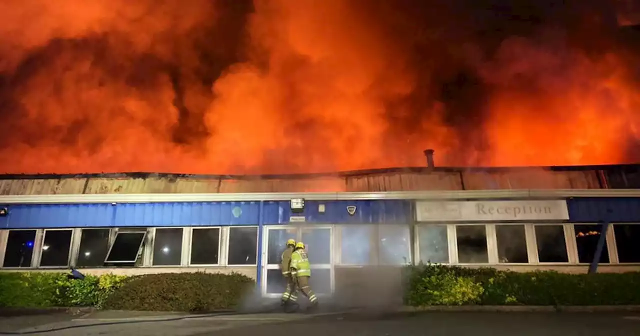 Warehouse wrecked in major fire could be rebuilt