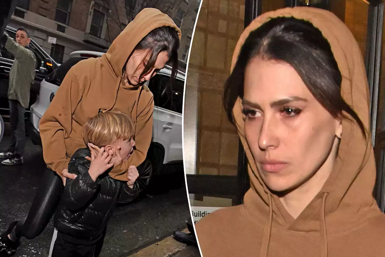 Hilaria Baldwin sports stone cold glare after charges in Alec ‘Rust’ shooting