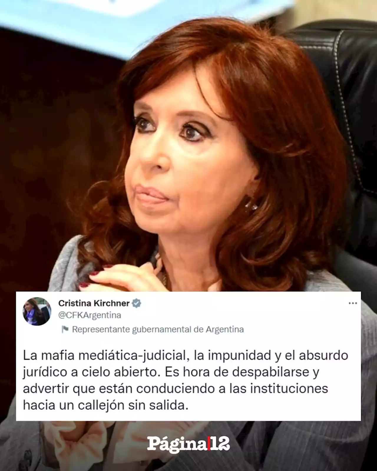 Cristina Kirchner contra 'el absurdo jurídico a cielo abierto' con los chats entre Robles y D'Alessandro | Del Memorándum con Irán al archivo de la causa por los mensajes