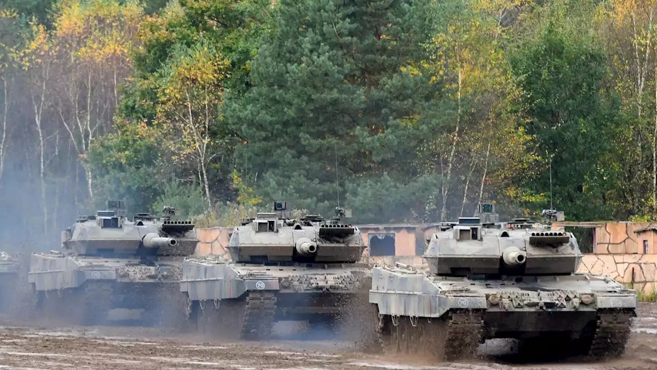 La OTAN debate en Ramstein el envío de tanques Leopard a Ucrania