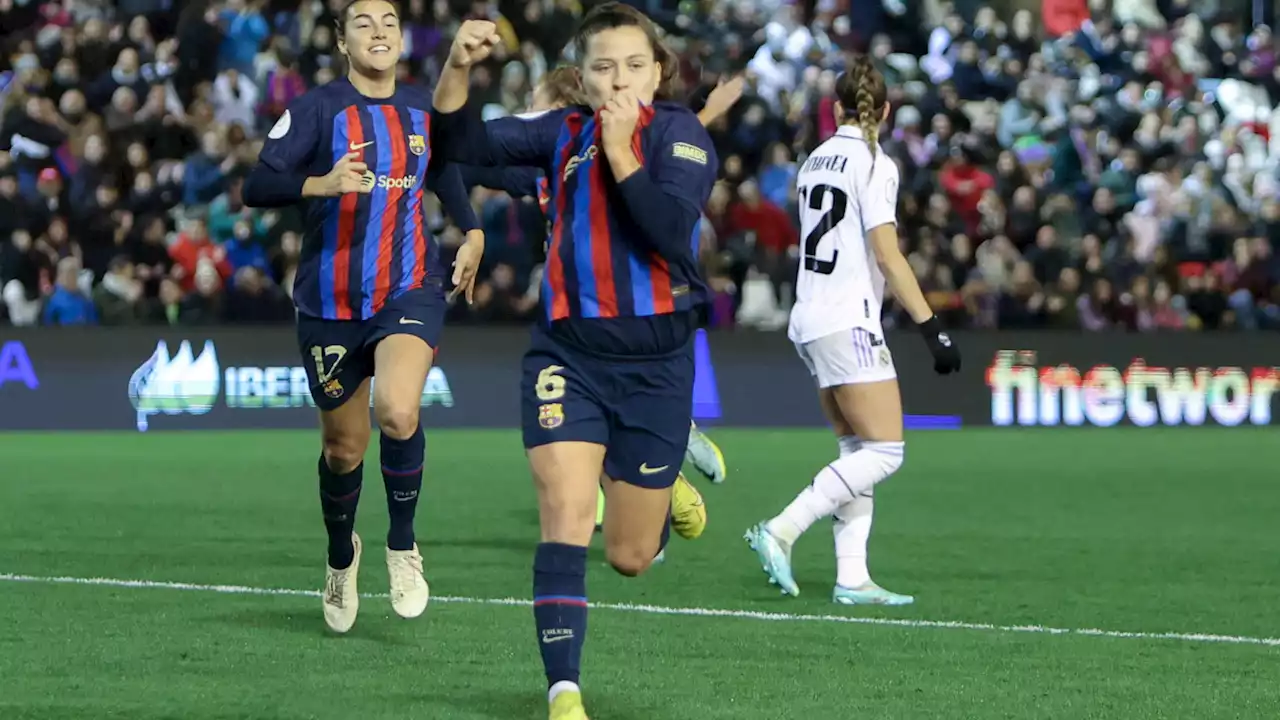 Supercopa femenina | El Barça gana la 'semi' al Real Madrid