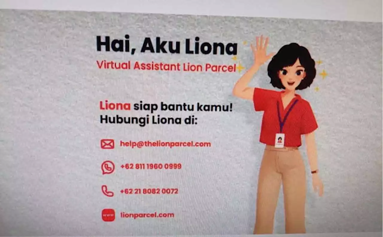 Lebih Canggih dan Mudah, Lion Parcel Perkenalkan Layanan Asisten Virtual