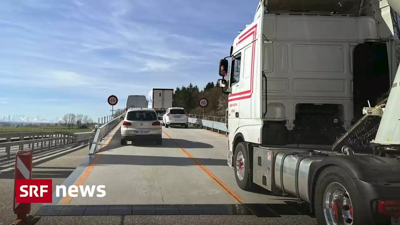 Baustellenbrücke auf der A1 - Mehr Zeit für Anpassungen: Astra-Bridge kommt erst 2024 wieder