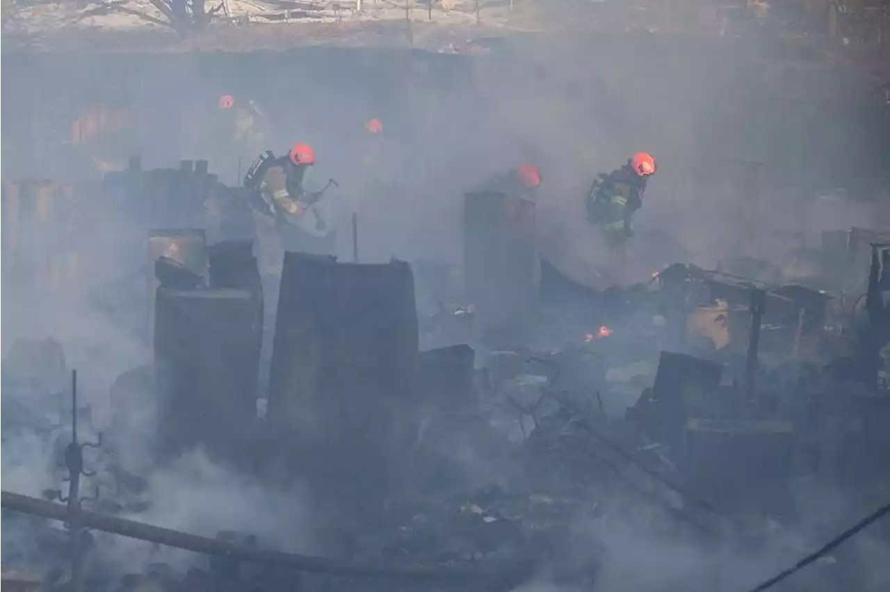 Some 500 people are evacuated from fire in the ‘last urban slum’ in Seoul