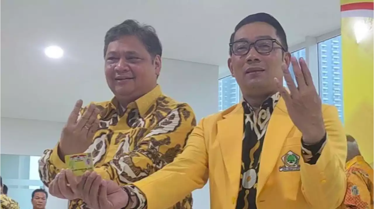 Gegara Masuk Golkar, Ridwan Kamil Disinggung Kacang Lupa Kulit Pernah Ditolong PKS-Gerindra-NasDem