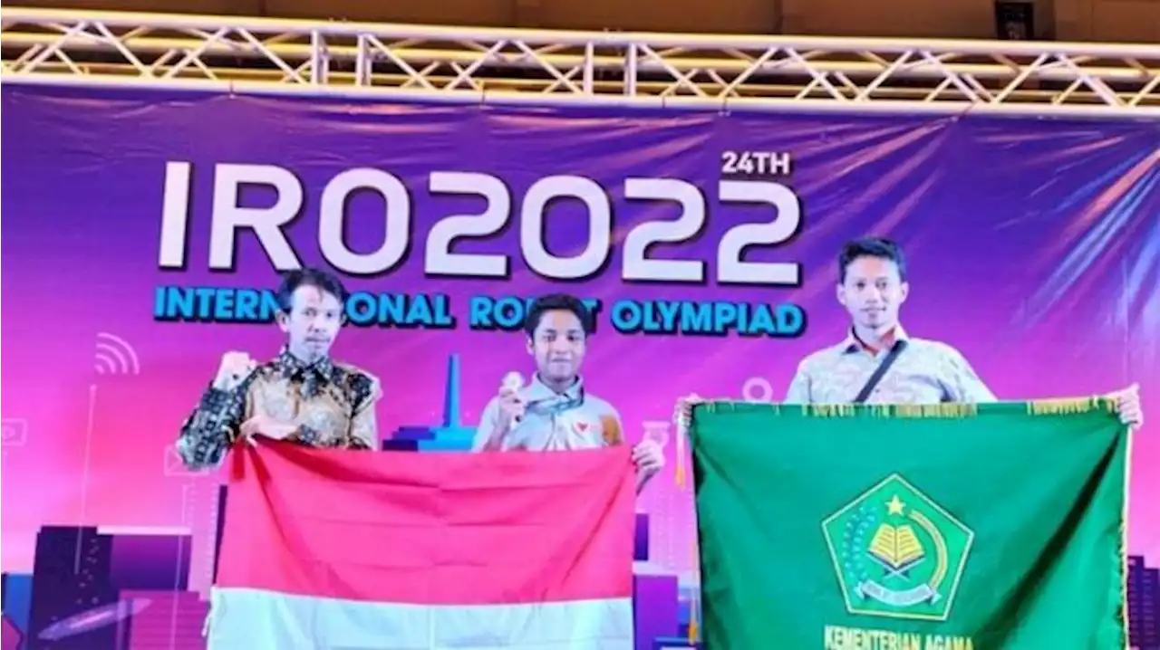 Siswa Madrasah Ini Raih Juara di International Robot Olympiad 2023 di Thailand