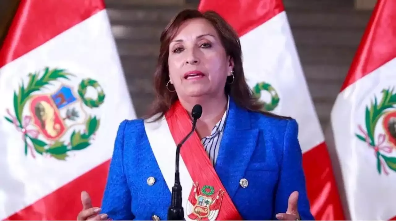 Dina Boluarte habló en medio de las protestas en Perú: “El gobierno está firme y su gabinete unido”