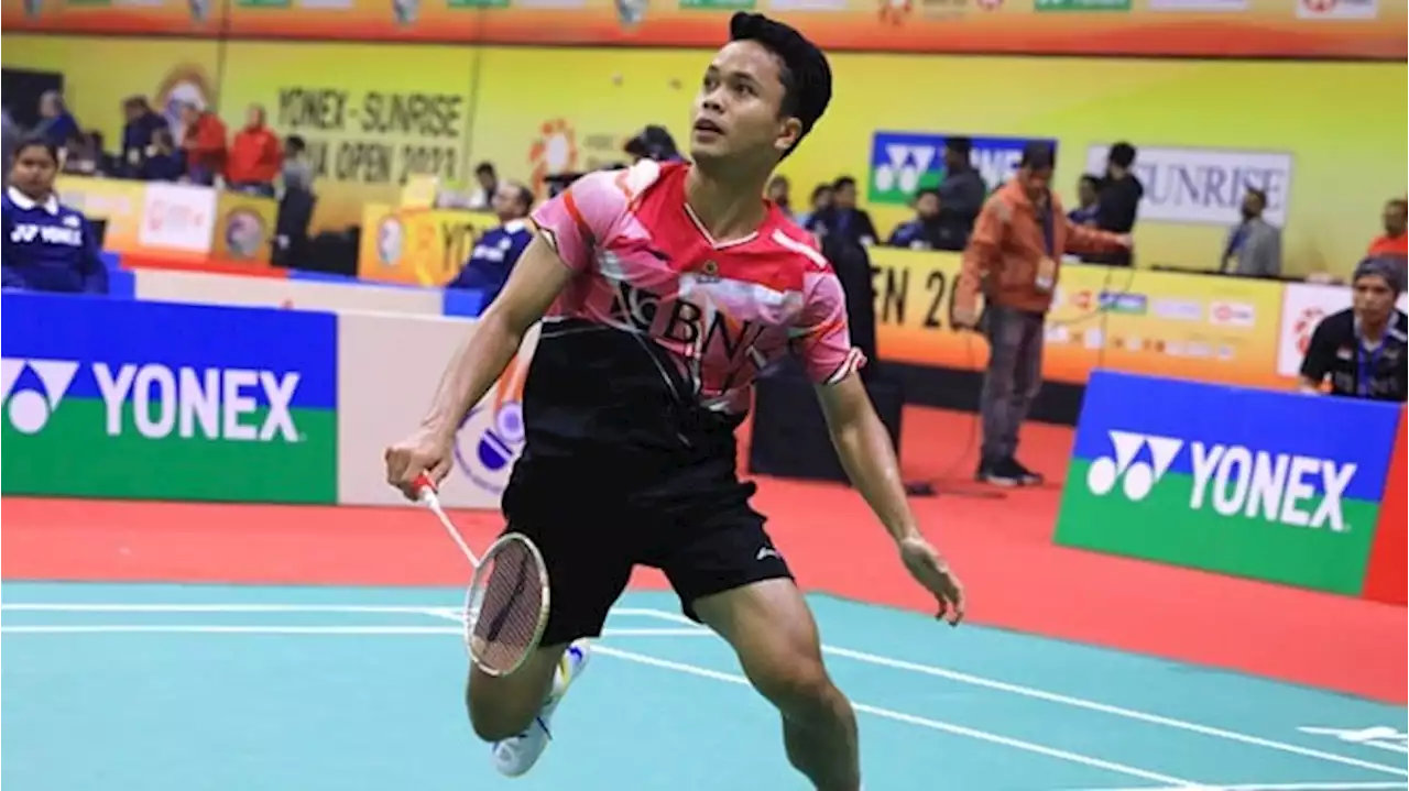 Habisi Penakluk Juara All England, Ginting Melaju ke Semifinal India Open 2023