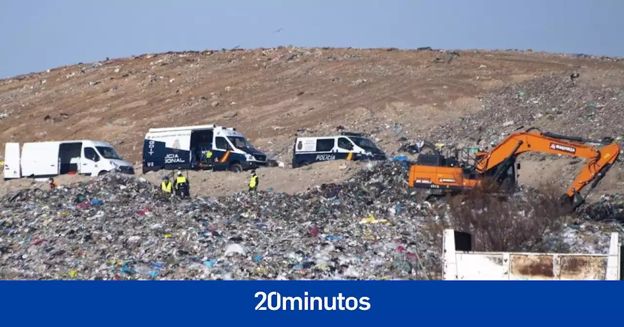 Hallan un torso en el vertedero de Toledo donde buscan los restos de Ángel, el menor desaparecido junto a su primo