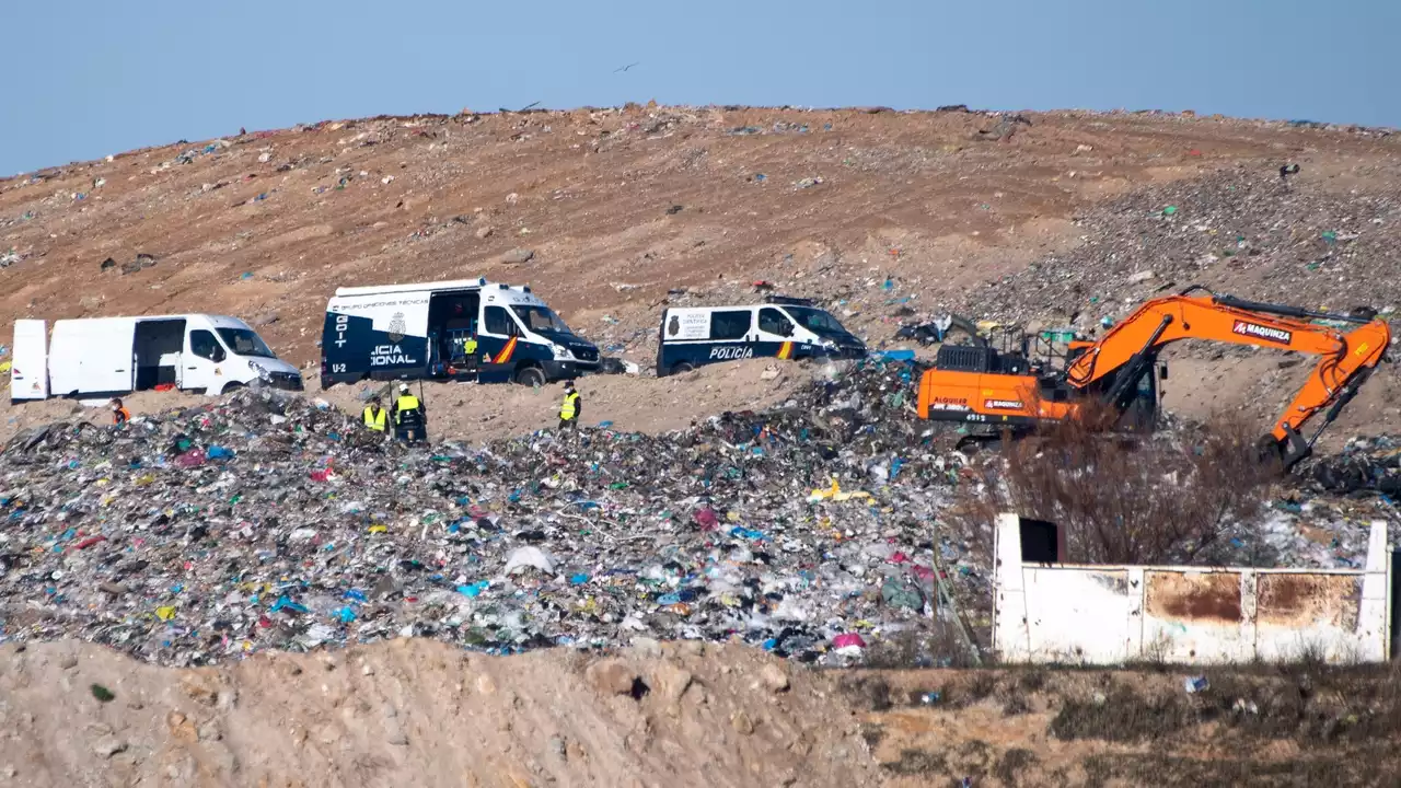 Hallan un torso en el vertedero de Toledo donde siguen buscando los restos de Ángel