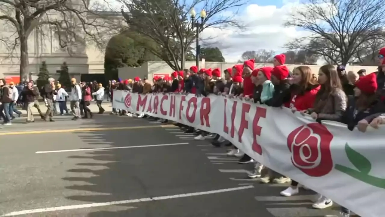 Anti-abortion activists attend first March for Life 'with fresh resolve' post-Roe