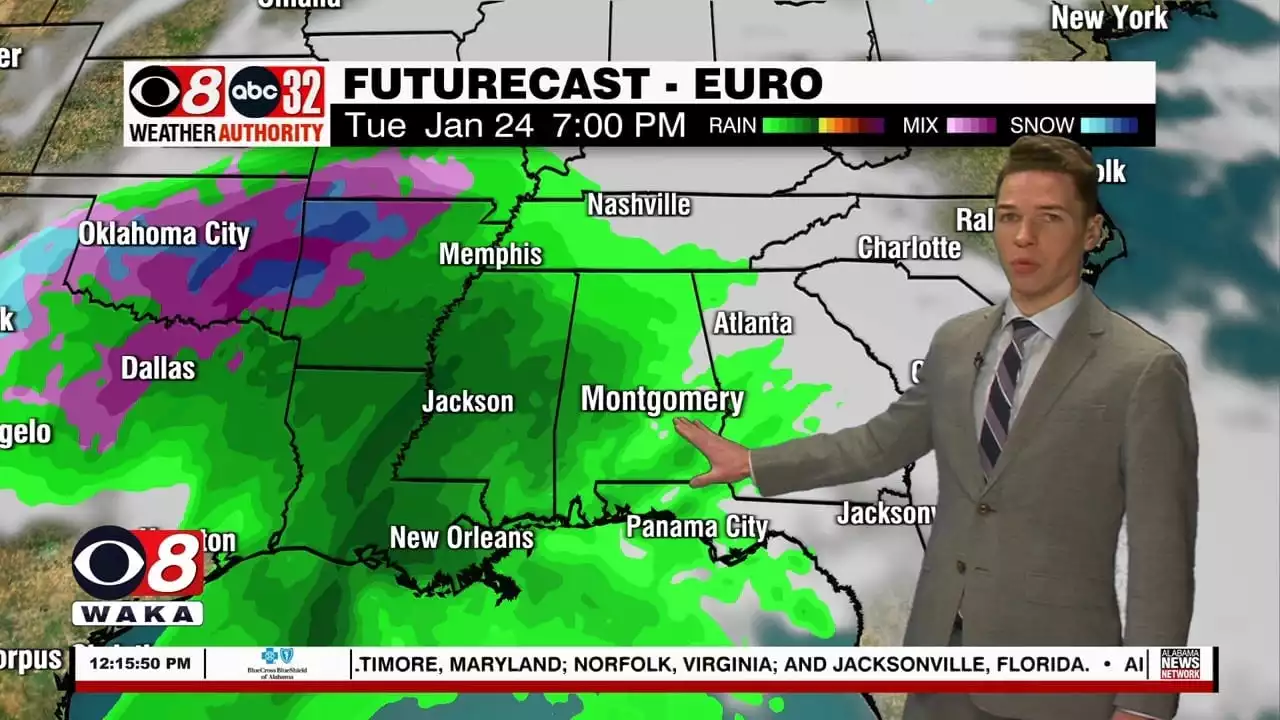 Clouds Increase Friday; Rain Likely This Weekend - Alabama News