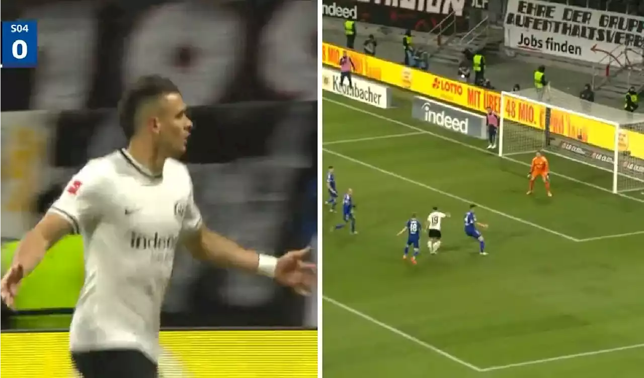 [Video] Borré pide pista en el Frankfurt: gol y asistencia en la goleada a Schalke