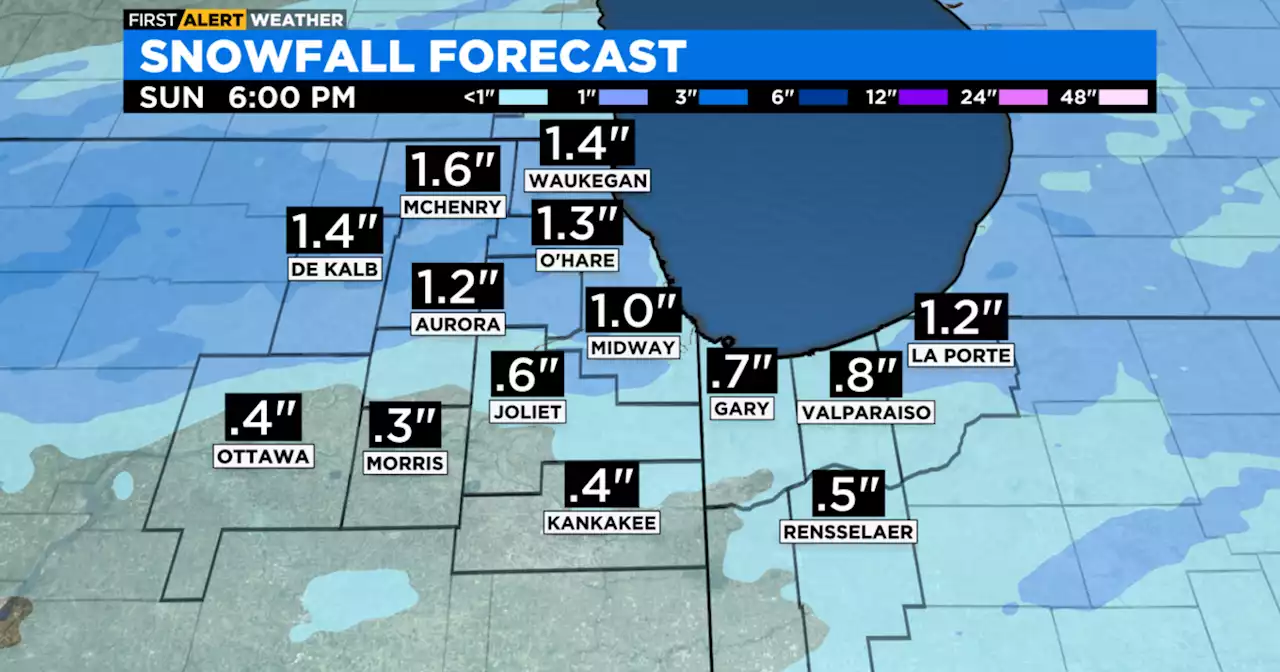 Chicago First Alert Weather: Weekend snow