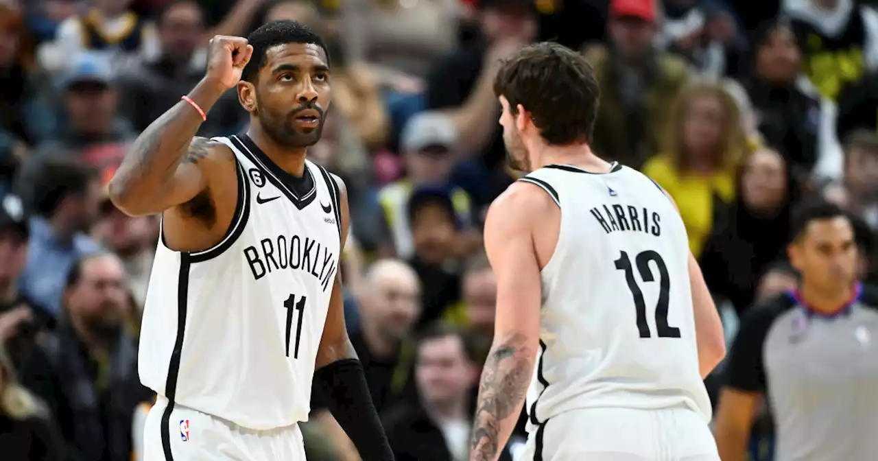 Irving scores 48, Nets beat Jazz for 1st win without Durant
