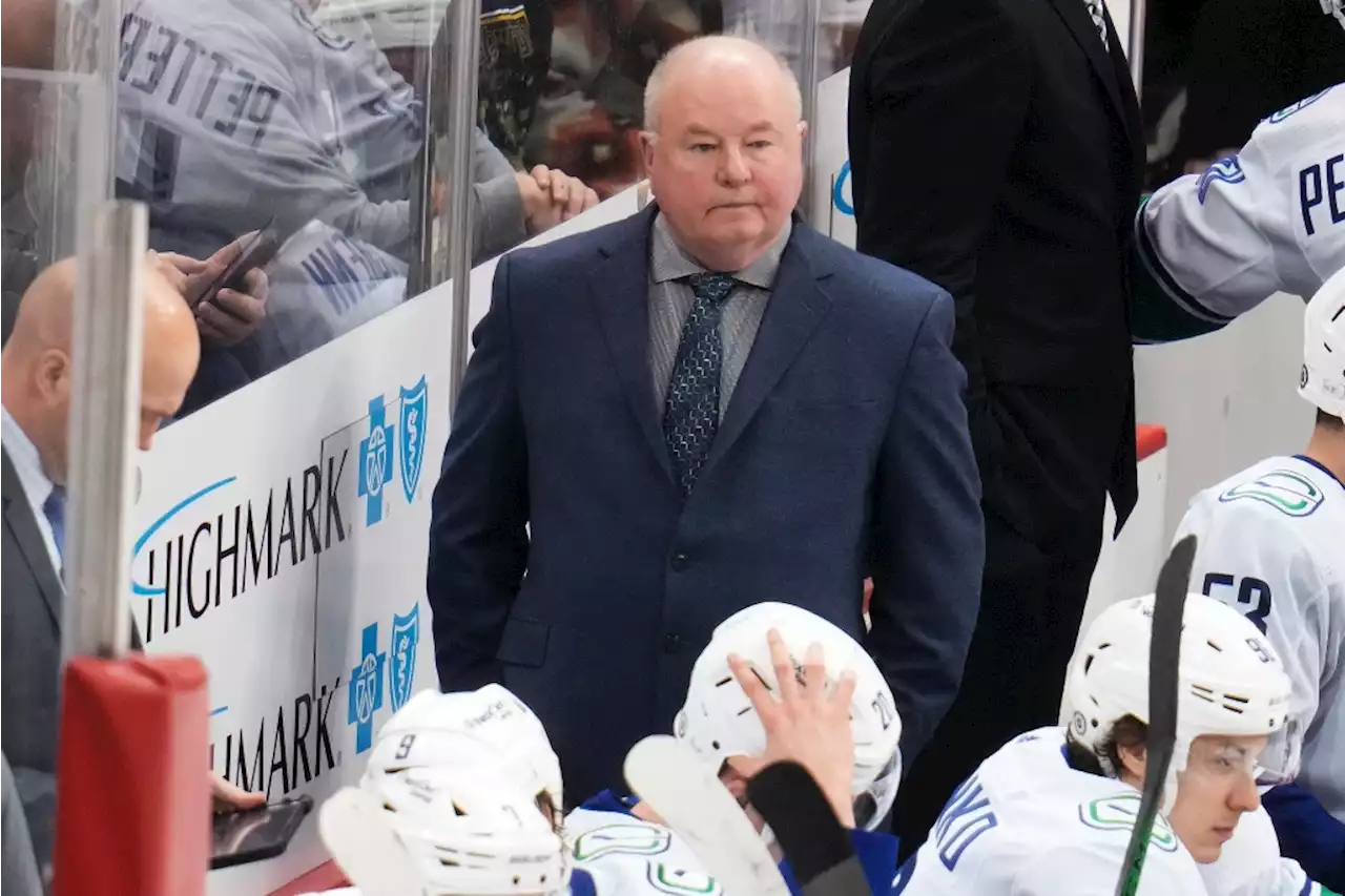 Canucks coach Bruce Boudreau gets emotional before Avalanche game as Vancouver tenure reportedly nears end