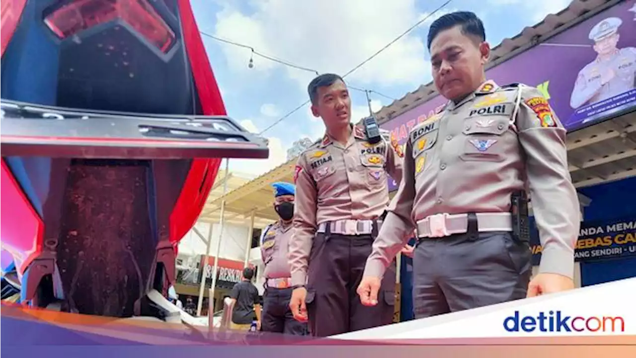 Polantas di Depok Bisa Tilang Manual Motor Knalpot Bising hingga Lawan Arus