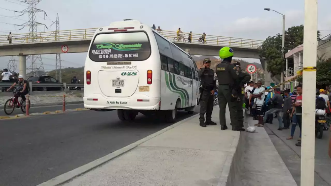 Falsos pasajeros asaltaron bus en la ruta Fundación-Santa Marta