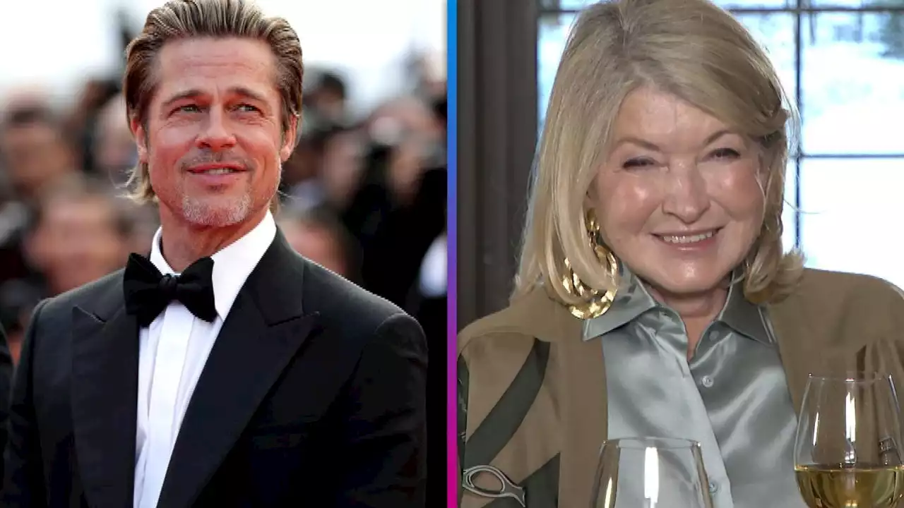 Martha Stewart on Her Celeb Crush Brad Pitt: He's 'Aging Beautifully'