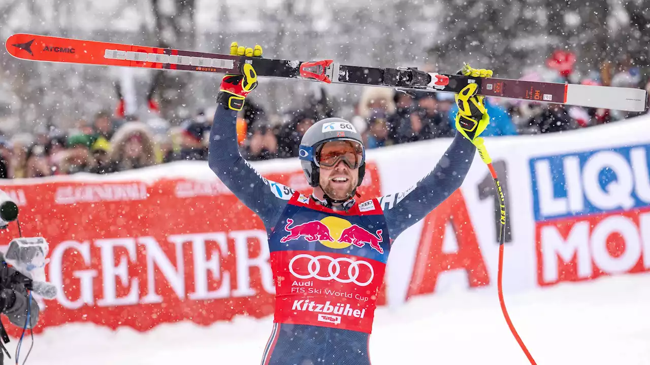 Ski Alpin - Kitzbühel: Aleksander Aamodt Kilde gewinnt auf der Streif - Thomas Dreßen stürzt