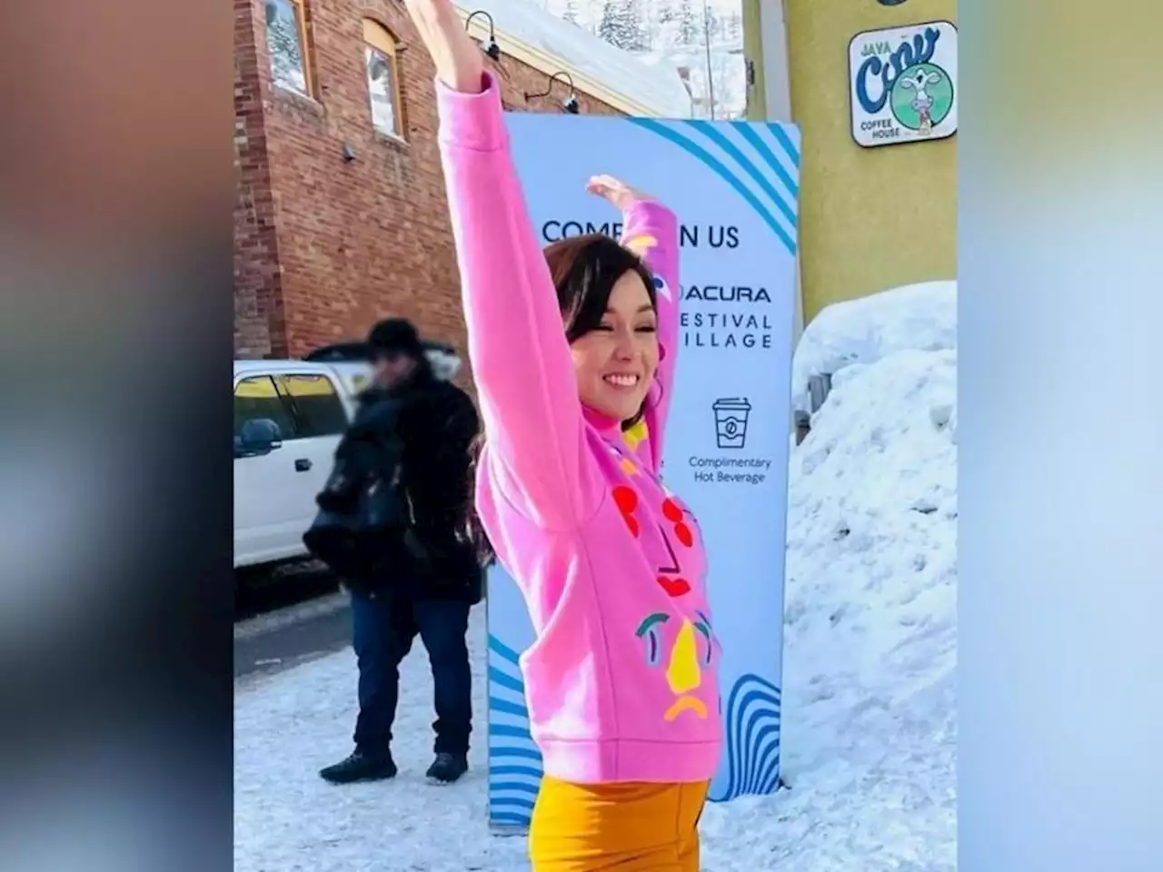 Beauty Gonzalez arrives at the Sundance Film Festival