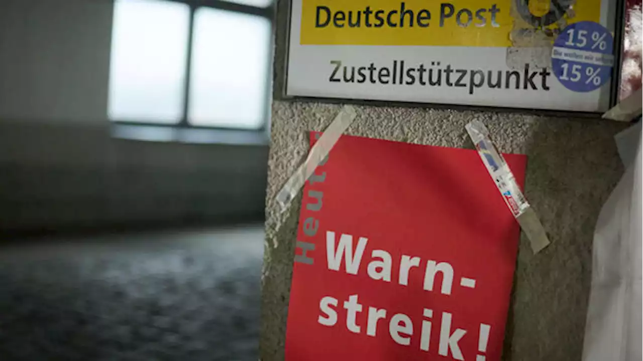 Poststreik: Verdi setzt Post-Warnstreik mit Zusteller-Ausstand fort