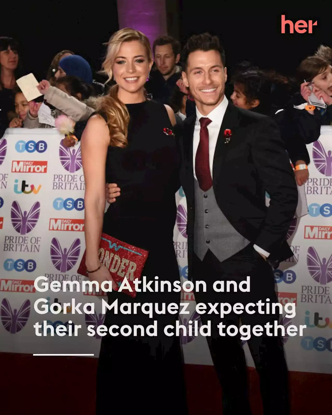 Gemma Atkinson and Gorka Marquez are expecting their second child | Her.ie