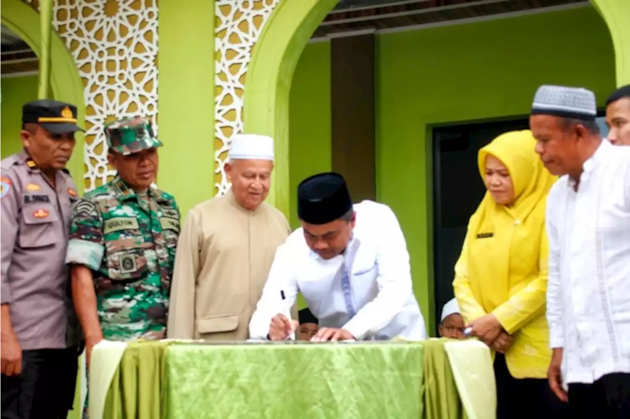 Resmikan Masjid Nurushshofa Dolok Masihul, Darma Wijaya: Motivasi Tingkatkan Amal Ibadah