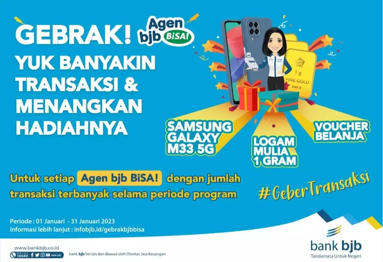 Bank bjb Bagi-bagi Hadiah untuk Ratusan Agen