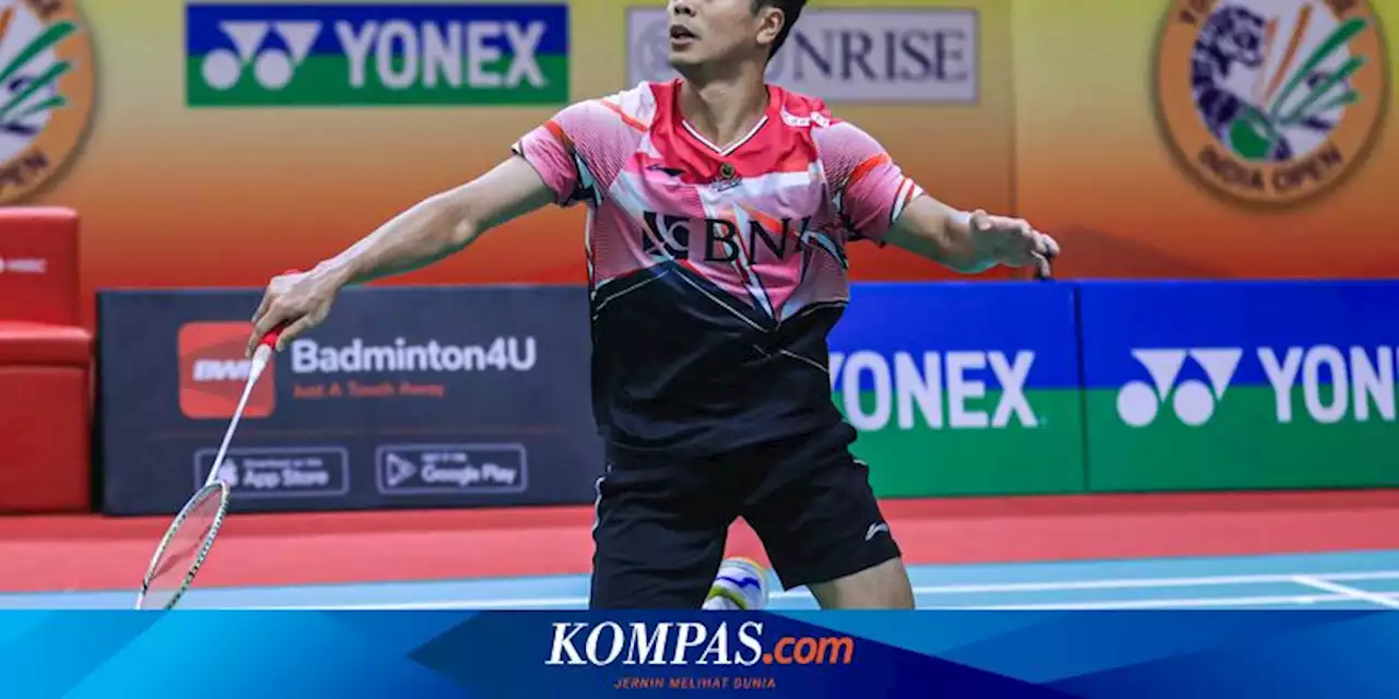 Hasil India Open 2023: Anthony Ginting Gugur, All Indonesian Final Batal Terwujud