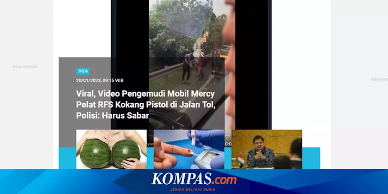 [POPULER TREN] Video Viral Pengemudi Mercy Kokang Pistol di Jalan Tol | Gejala Kolesterol Tinggi