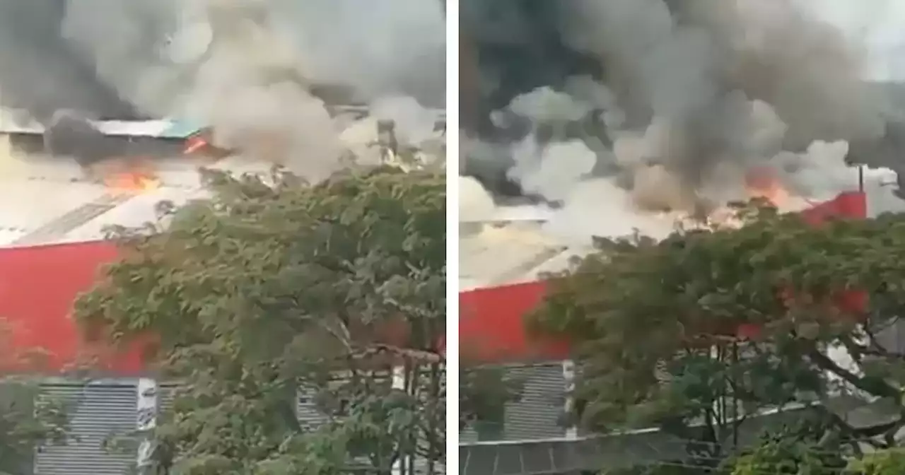 Reconocido supermercado se incendió en el sur de Cali: hubo personas lesionadas